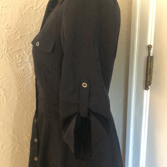 Ladies Dynamite Military Style 3/4 Sleeve Dress - Size Medium - Picture 6 of 11